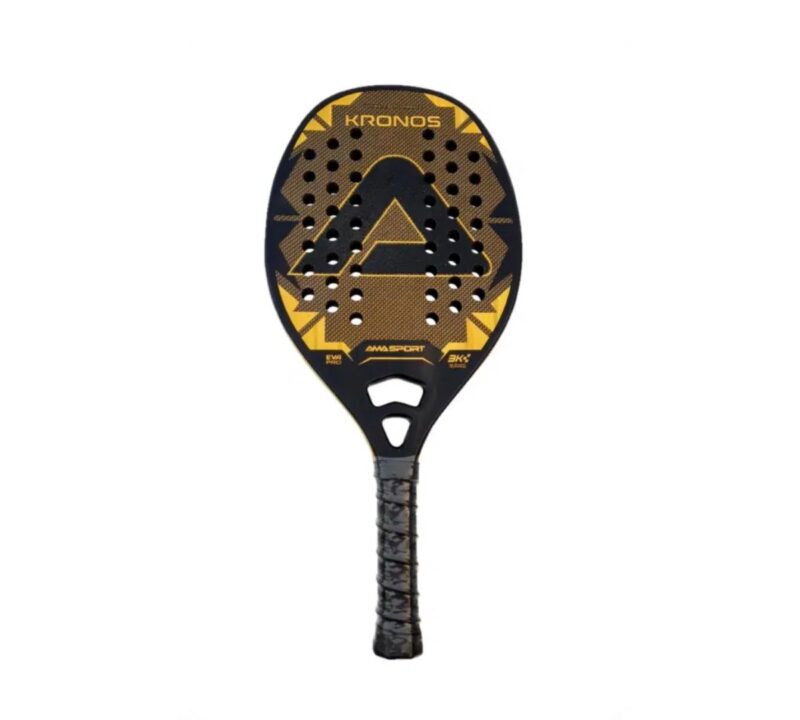 Raquete de Beach Tennis AMA Sport Kronos Gold Edition Titanium - ATPSHOP