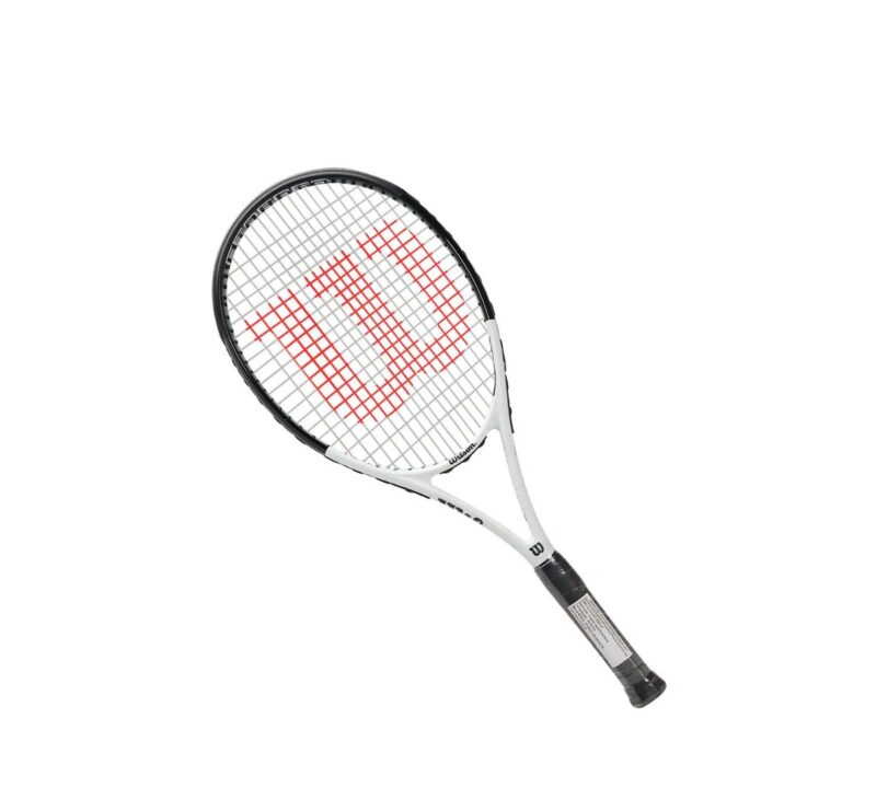 Raquete de Tênis Wilson Federer Tour XP 103 Preta e Branca - ATPSHOP