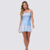 Short-Saia Drop Shot Nicole Nobile 3.0 Azul - ATPSHOP