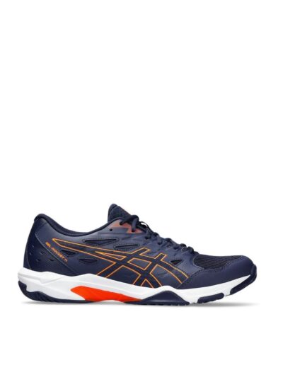 Tênis ASICS GEL Rocket 11 - Masculino - Azul Marinho e Laranja - ATPSHOP