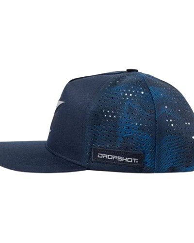 Boné Drop Shot Estrela Azul Marinho e Prata - ATPSHOP