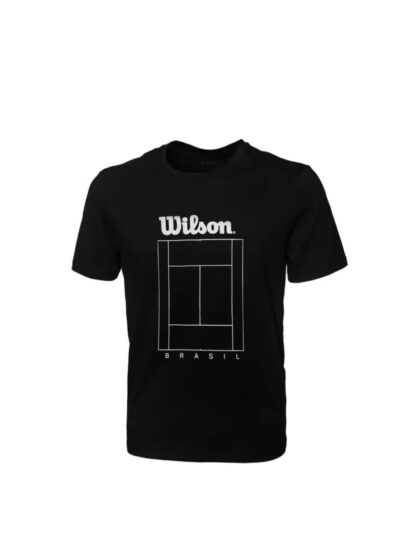 Camiseta Wilson Tennis Court Preta - ATPSHOP