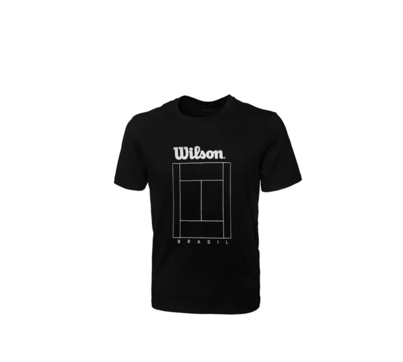 Camiseta Wilson Tennis Court Preta - ATPSHOP