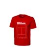 Camiseta Wilson Tennis Court Vermelha - ATPSHOP