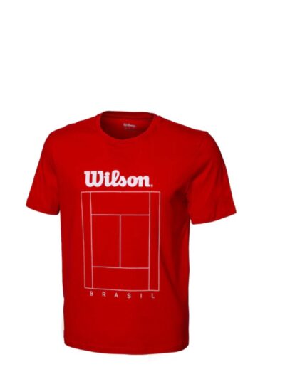 Camiseta Wilson Tennis Court Vermelha - ATPSHOP