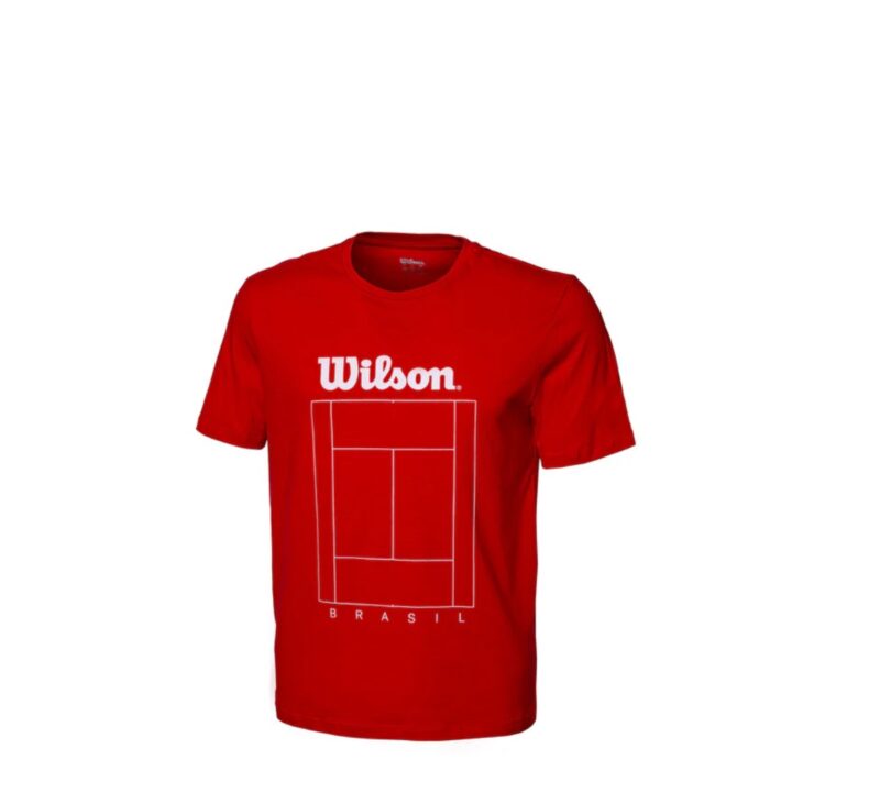 Camiseta Wilson Tennis Court Vermelha - ATPSHOP