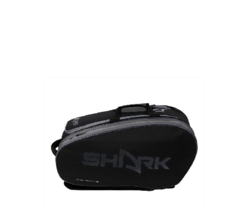 Raqueteira de Beach Tennis Shark Preta com Cinza 2023 - ATPSHOP