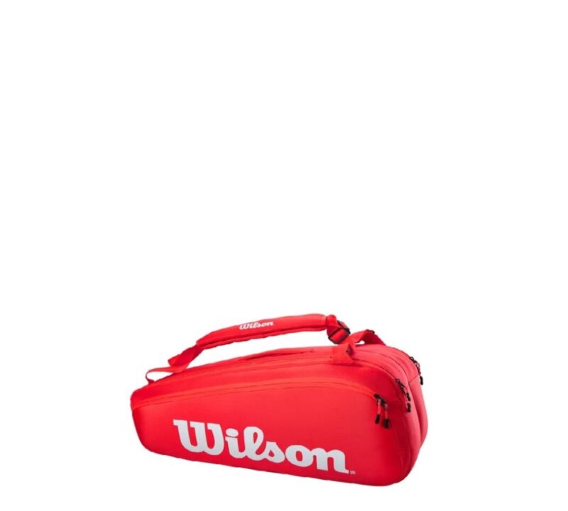 Raqueteira Wilson ESP Super Tour X9 Vermelha - ATPSHOP