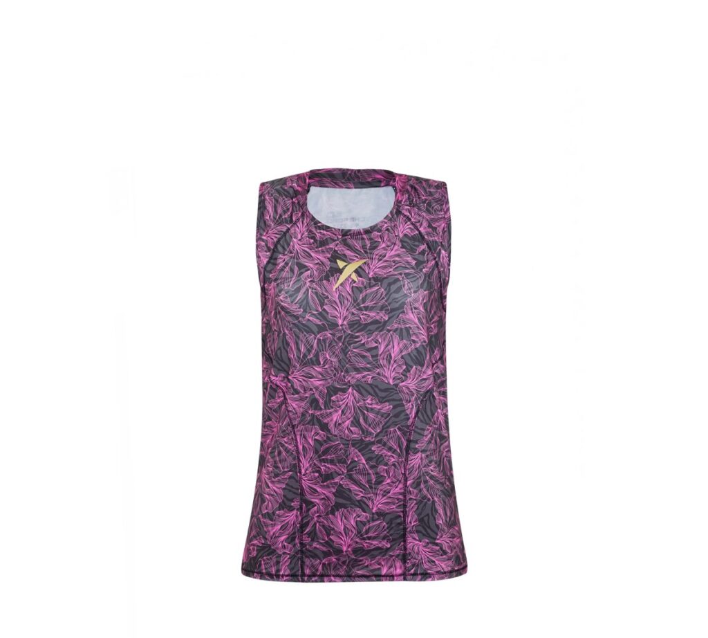 Regata Feminina Drop Shot Nicole 2.0 Rosa/Preto - ATPSHOP