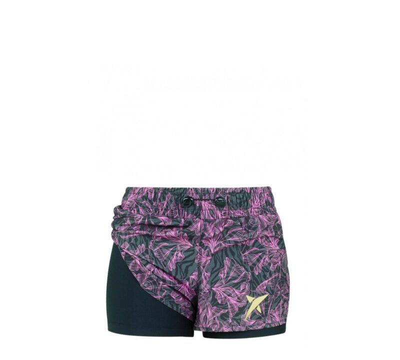 Shorts Duplo Drop Shot Nicole 2.0 Rosa/Preto - ATPSHOP