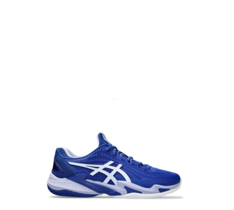 Tênis ASICS Court FF 3 Novak Clay Azul e Branco - ATPSHOP