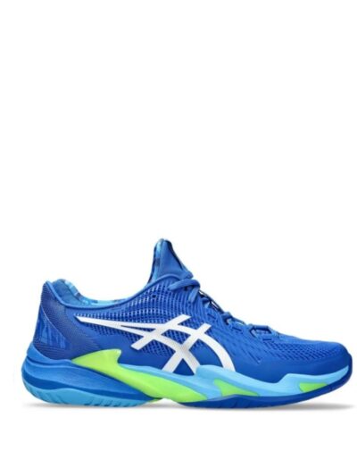 Tênis ASICS Court FF 3 Novak - Masculino - Azul, Branco e Verde - ATPSHOP