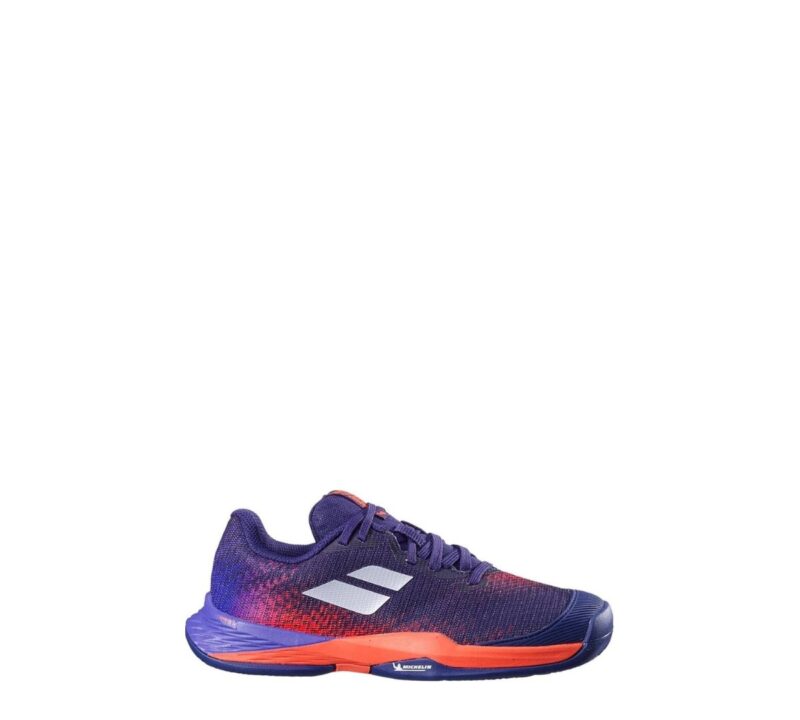 Tênis Babolat Jet Mach 3 Clay Junior Roxo e Laranja - ATPSHOP