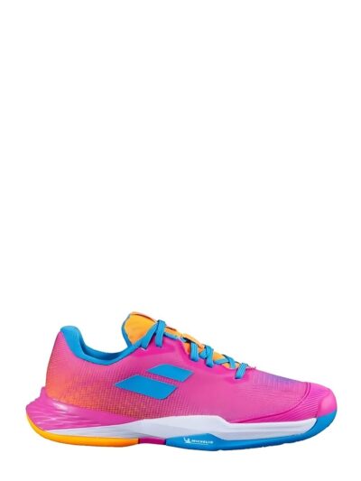 Tênis Babolat Jet Mach 3 Clay - Rosa, Azul e Laranja - ATPSHOP