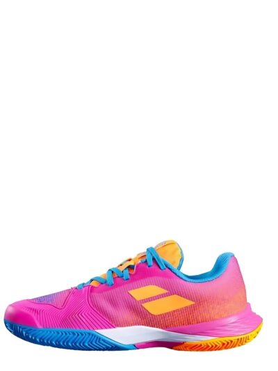 Tênis Babolat Jet Mach 3 Clay - Rosa, Azul e Laranja - ATPSHOP