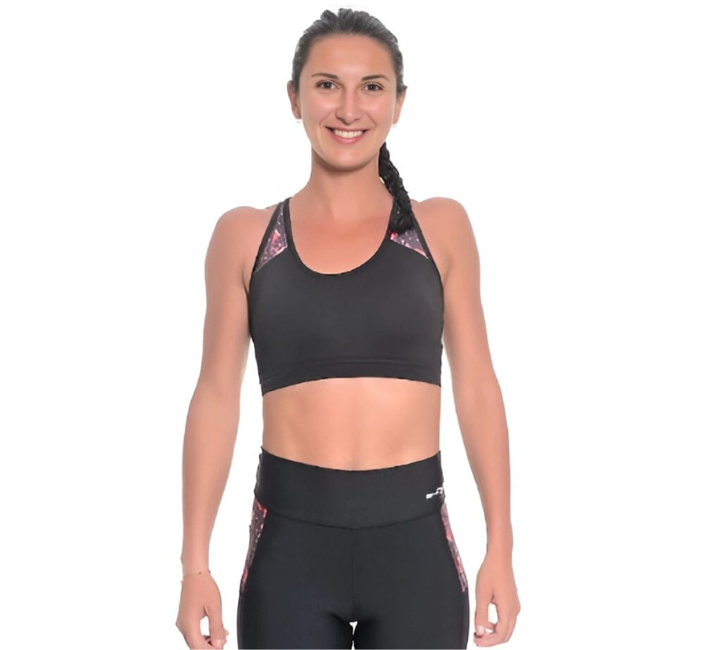 Top Transpassado Shark Sofia Cimatti Preto/ Estampa Sofia - ATPSHOP