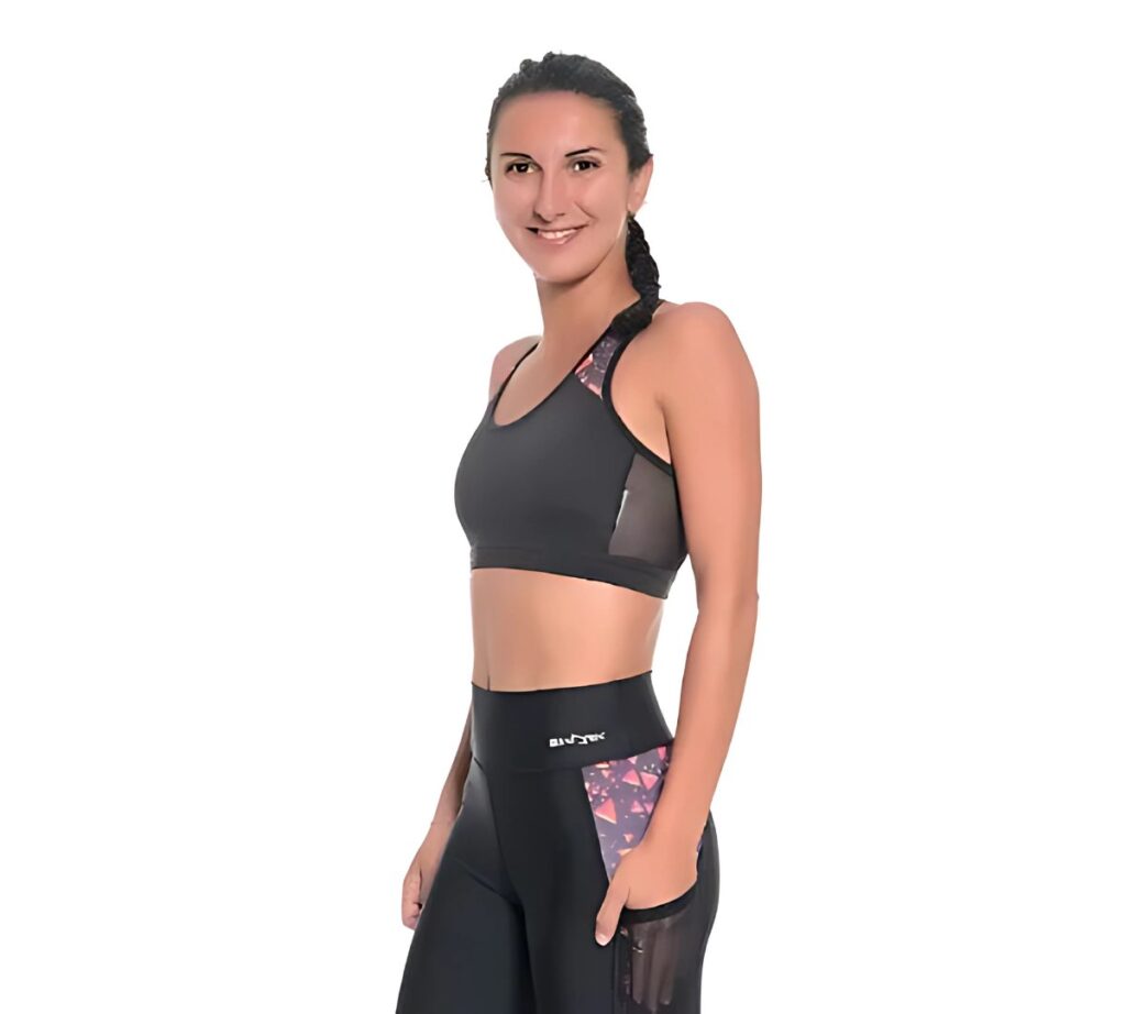 Top Transpassado Shark Sofia Cimatti Preto/ Estampa Sofia - ATPSHOP