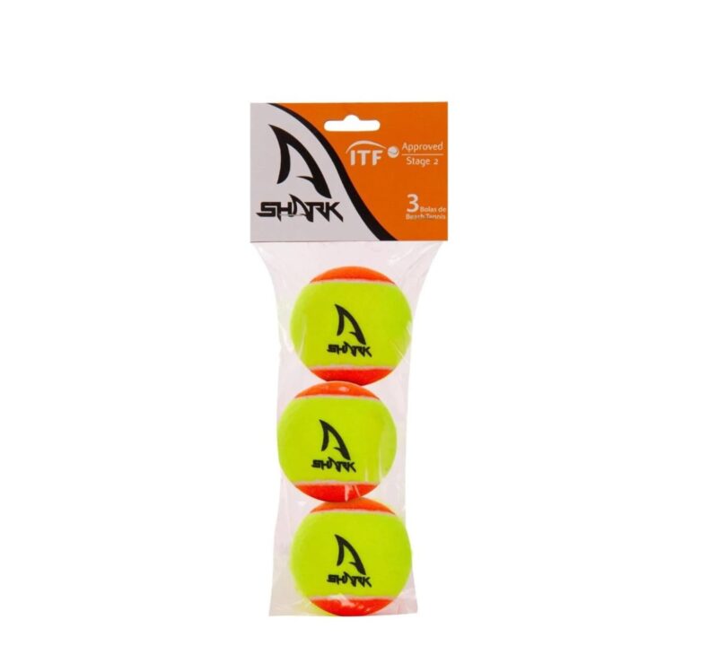 Bola de Beach Tennis Shark Pack com 3 Unidades - ATPSHOP