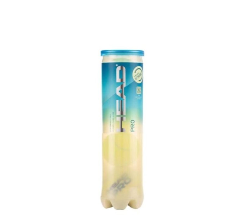 Bola de Tênis Head Pro Tubo Com 4 Bolas - ATPSHOP