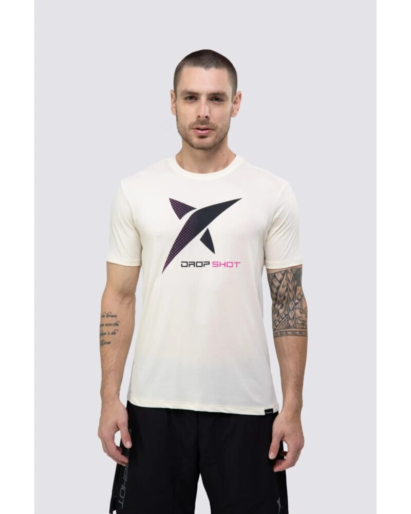 Camiseta DROP SHOT GAME 2.0 Off White - ATPSHOP