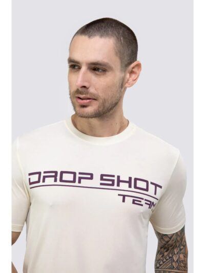 Camiseta DROP SHOT TEAM 3.0 Off-White - ATPSHOP