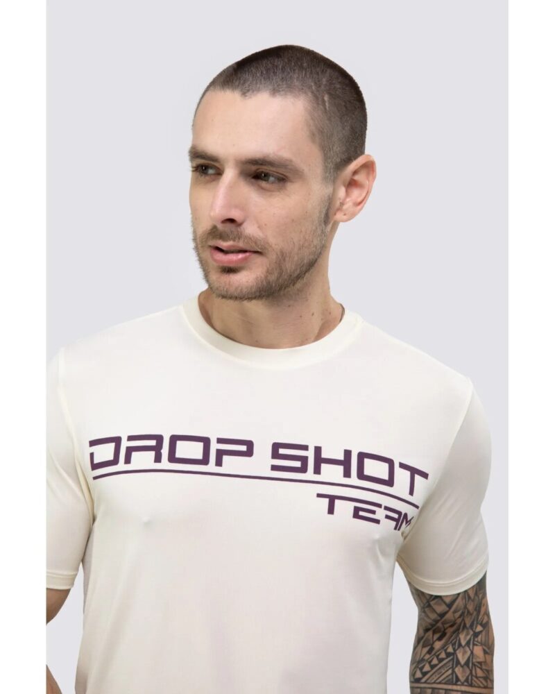 Camiseta DROP SHOT TEAM 3.0 Off-White - ATPSHOP