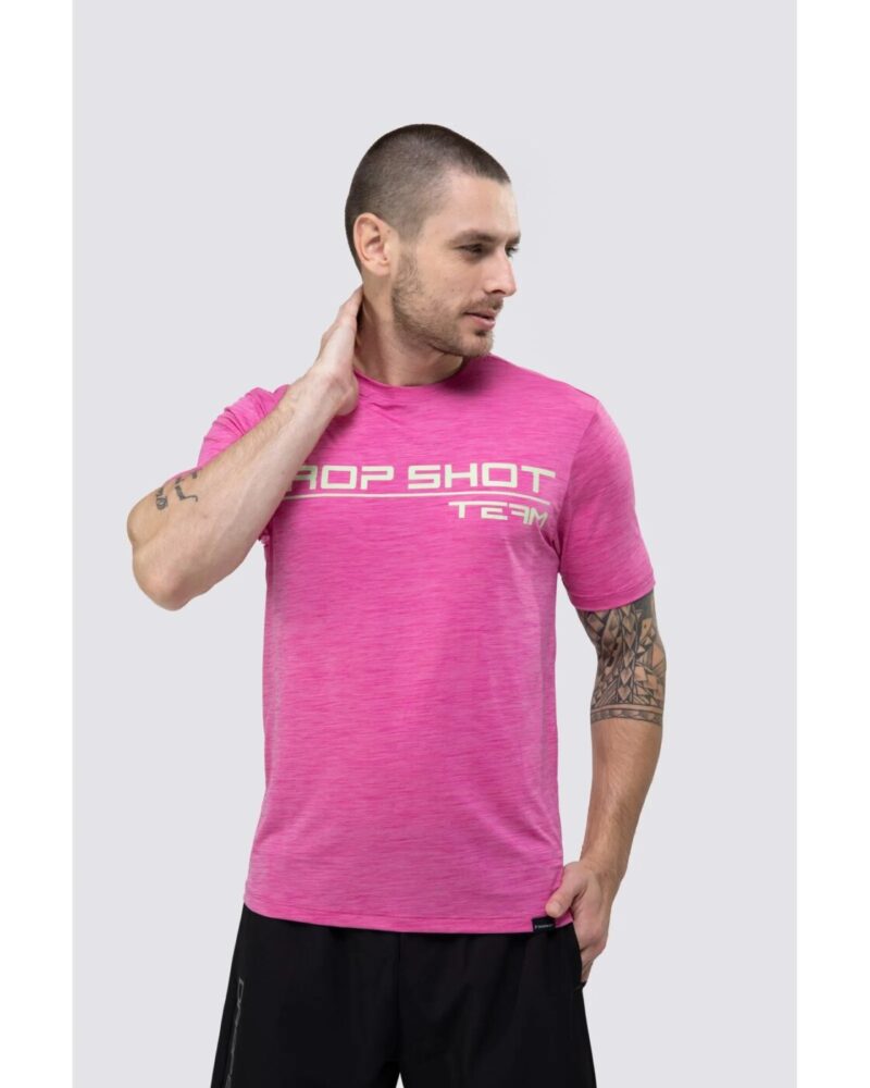 Camiseta DROP SHOT TEAM 3.0 Rosa Neon - ATPSHOP
