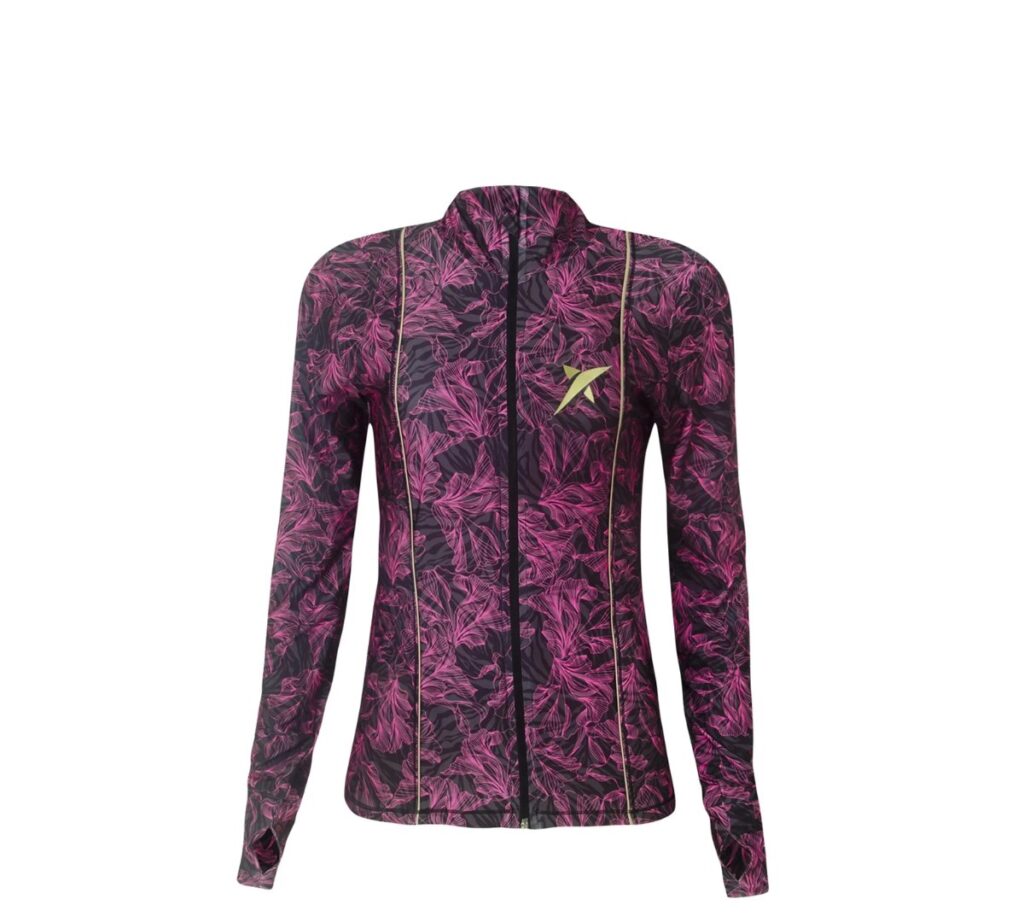 Casaco ﻿﻿Quebra Vento Drop Shot Nicole 2.0 Rosa/Preto - ATPSHOP