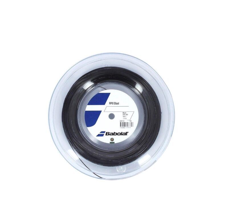 Corda Babolat RPM Blast 17 1.25mm Preta - Rolo com 200m - ATPSHOP