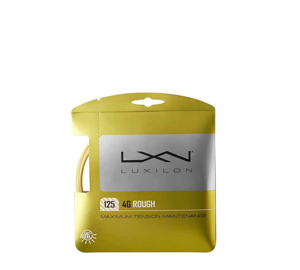 Corda Luxilon 4G 125 Rough Amarela - Set Unitário - ATPSHOP