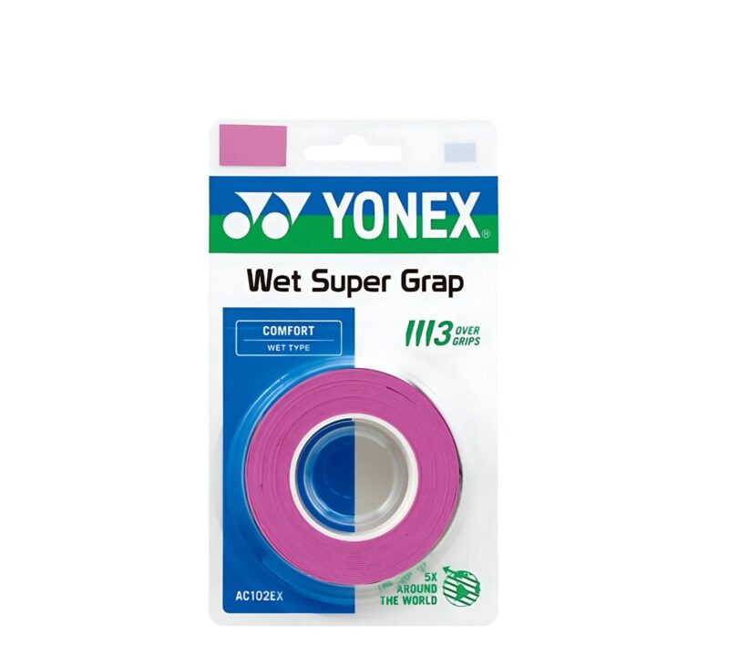 Overgrip Yonex Wet Super Grap Pink - ATPSHOP