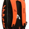 Raqueteira de Beach Tennis Shark Preta e Laranja - ATPSHOP