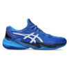 Tênis Asics Court FF 3 Novak Clay Azul e Prata - ATPSHOP