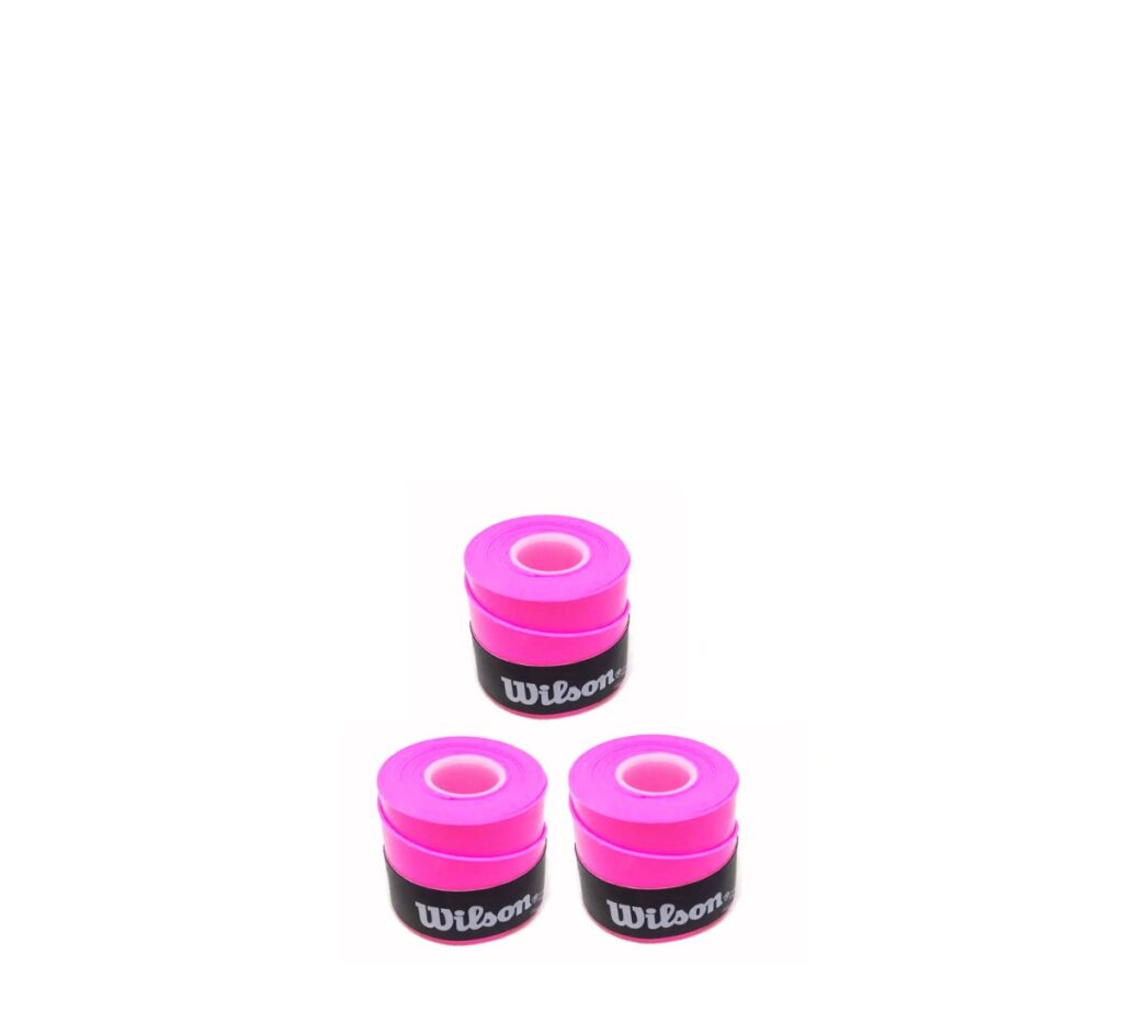 Overgrip Ultra Wrap Wilson Rosa - Pack com 3 Unidades - ATPSHOP