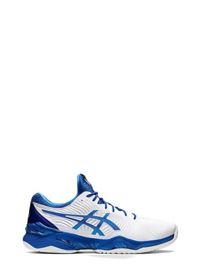 Tenis Asics Gel Court FF Novak Branco e Azul - ATPSHOP