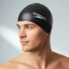 Touca de Natação Speedo Lisa Preta - ATPSHOP