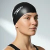 Touca de Natação Speedo Lisa Preta - ATPSHOP