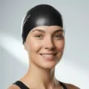 Touca de Natação Speedo Lisa Preta - ATPSHOP