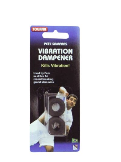 Antivibrador Tourna Pete Sampras com 2 Unidades - Preto - ATPSHOP