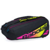 Raqueteira Babolat Pure Aero Rafa X12 Preta, Amarela e Rosa - ATPSHOP