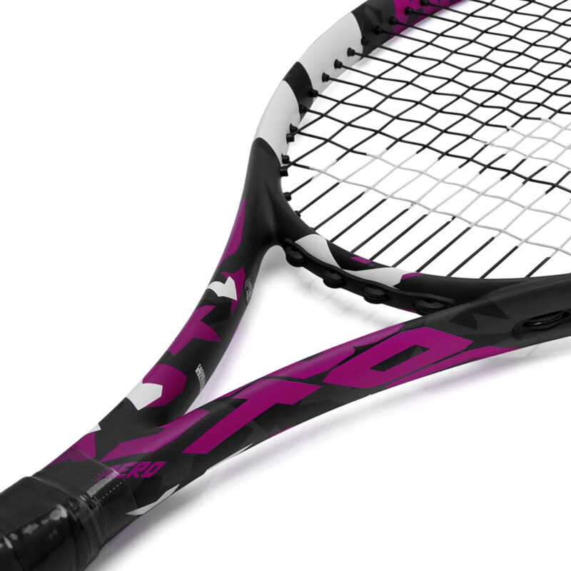 Raquete De Tênis Babolat Boost Aero Rosa Pink e Cinza Chumbo - ATPSHOP