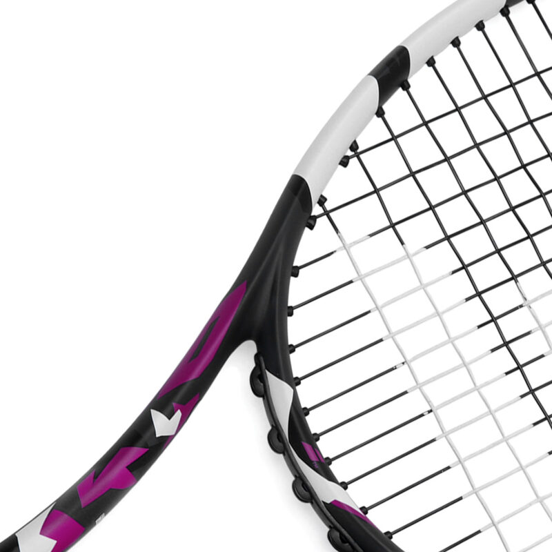 Raquete De Tênis Babolat Boost Aero Rosa Pink e Cinza Chumbo - ATPSHOP