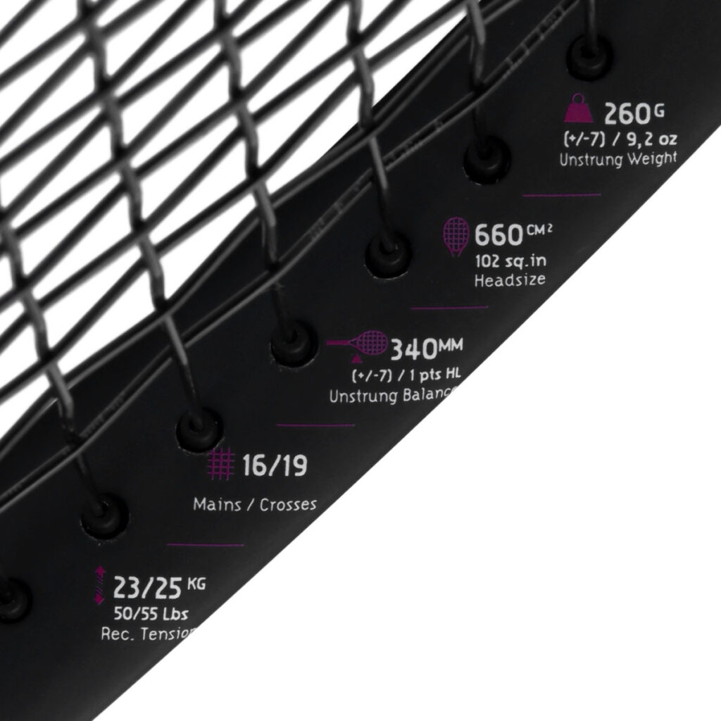 Raquete De Tênis Babolat Boost Aero Rosa Pink e Cinza Chumbo - ATPSHOP