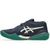 Tênis Asics Gel Resolution X All Court Azul Marinho e Bege Masculino - ATPSHOP