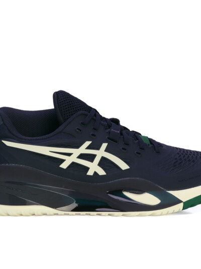 Tênis Asics Gel Resolution X All Court Azul Marinho e Bege Masculino - ATPSHOP
