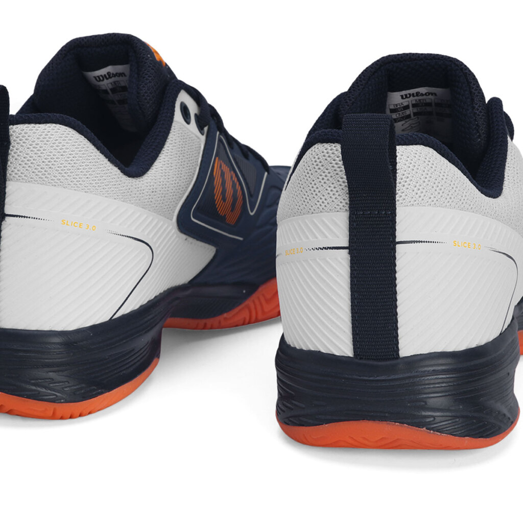 Tênis Wilson Slice 3.0 All Court Marinho Branco e Laranja - ATPSHOP