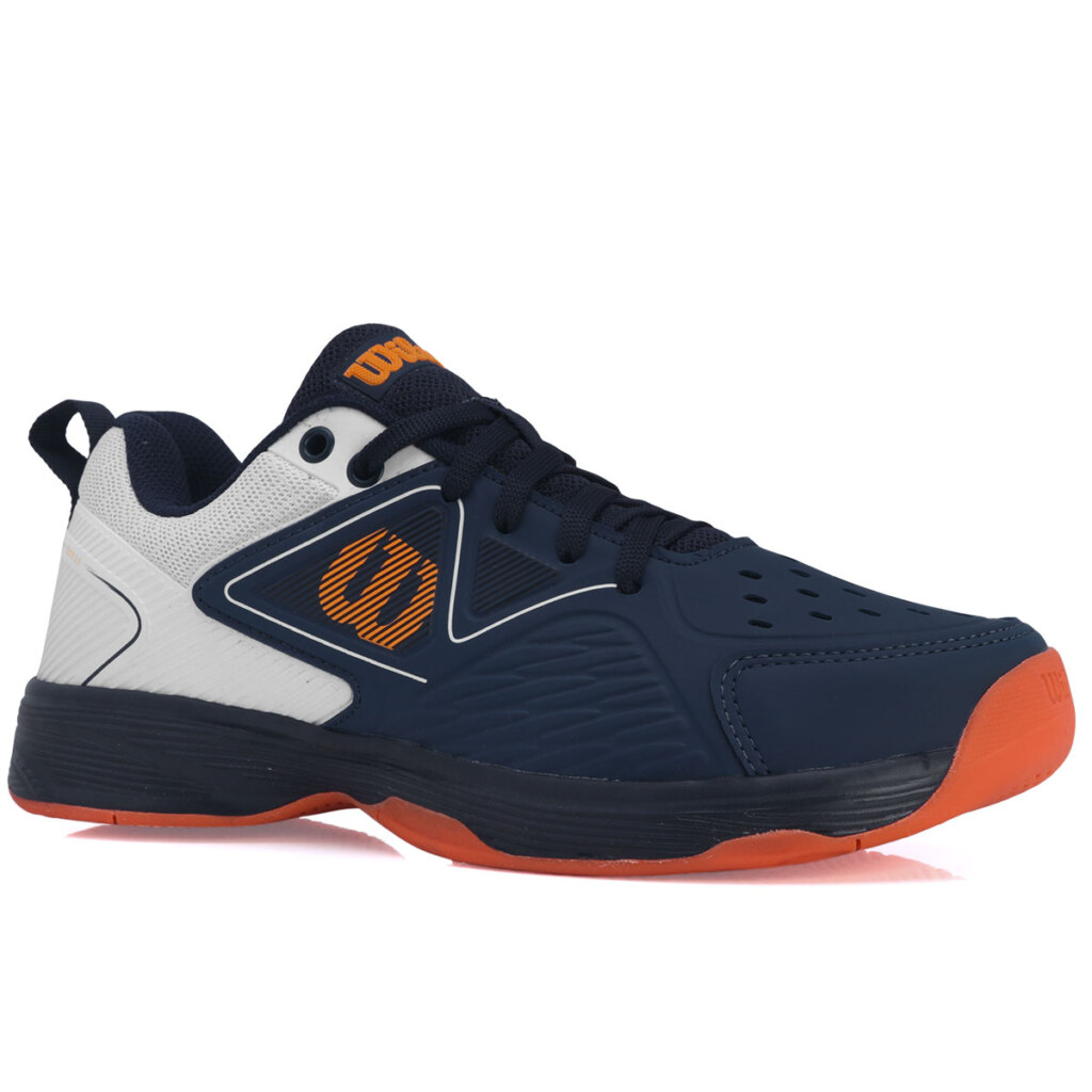 Tênis Wilson Slice 3.0 All Court Marinho Branco e Laranja - ATPSHOP