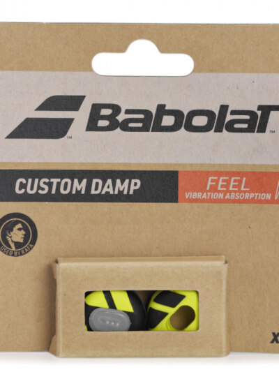 Antivibrador Babolat Custom Damp Com 2 Unidades Preto e Amarelo - ATPSHOP