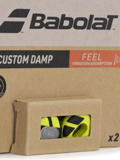 Antivibrador Babolat Custom Damp Com 2 Unidades Preto e Amarelo - ATPSHOP