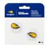Antivibrador Wilson US Open Flame com 02 Unidades Amarelo e Azul - ATPSHOP
